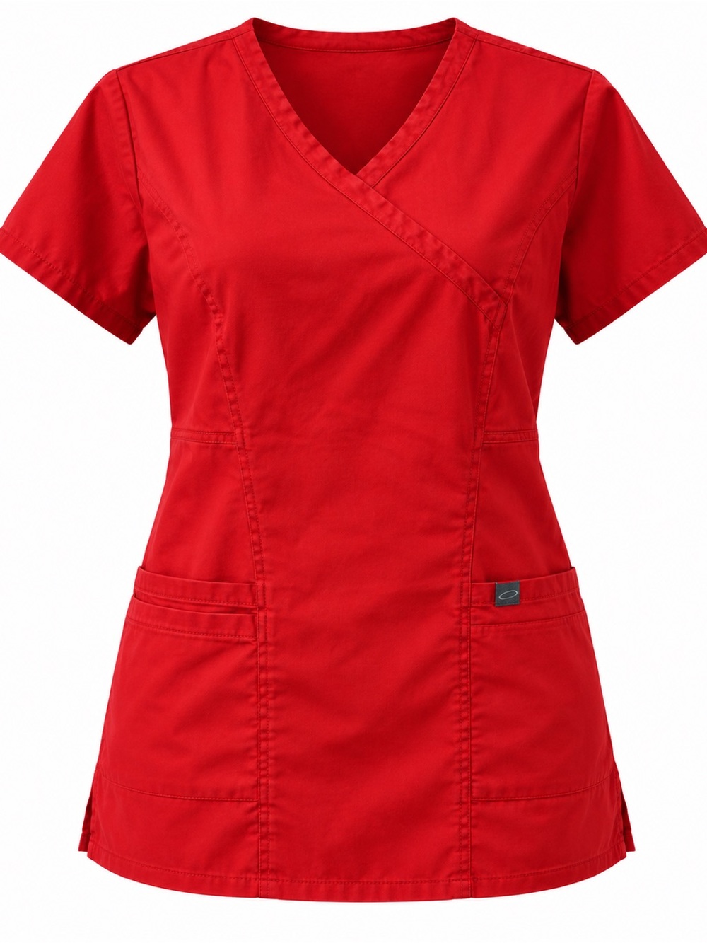 Grey’s Anatomy by Barco Red Stretch Scrub Top Size S
